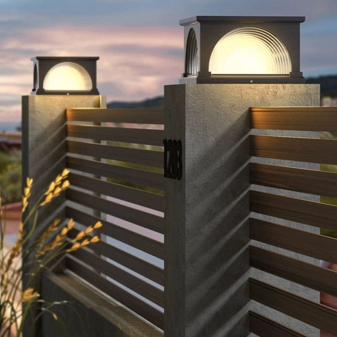 Camilo | Outdoor Pillar Lamp - Detail View #5 | HomeCartel