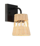 Wren Deux | Rattan Wall Light