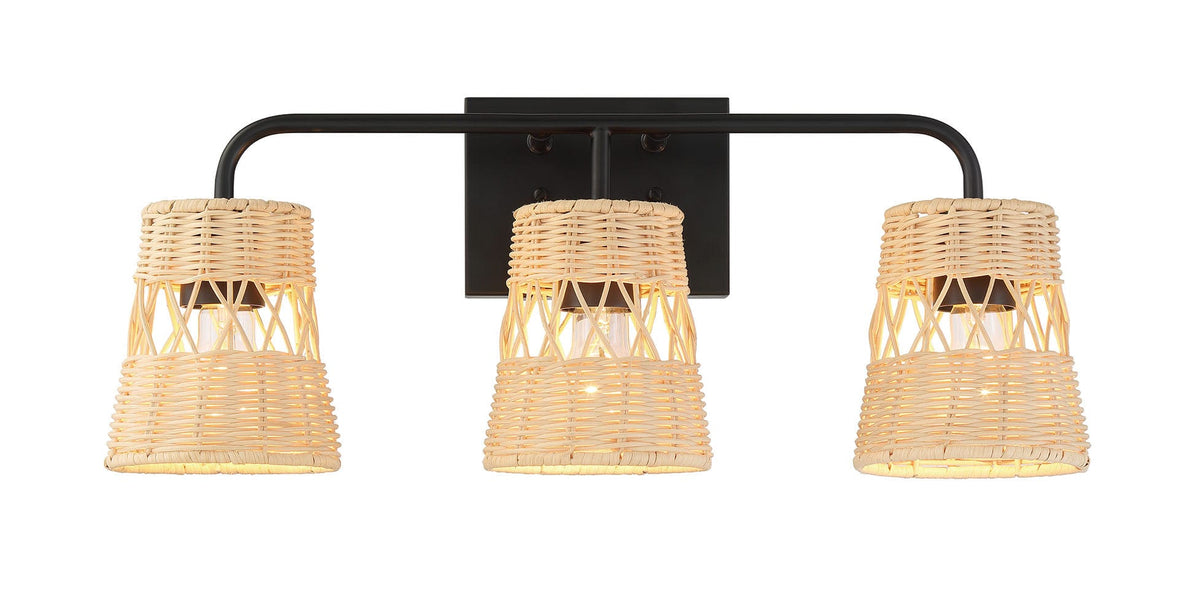 Wren Deux | Rattan Wall Light - Detail View #3 | HomeCartel