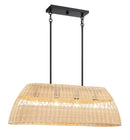 Bailey Trois | Rattan Chandelier