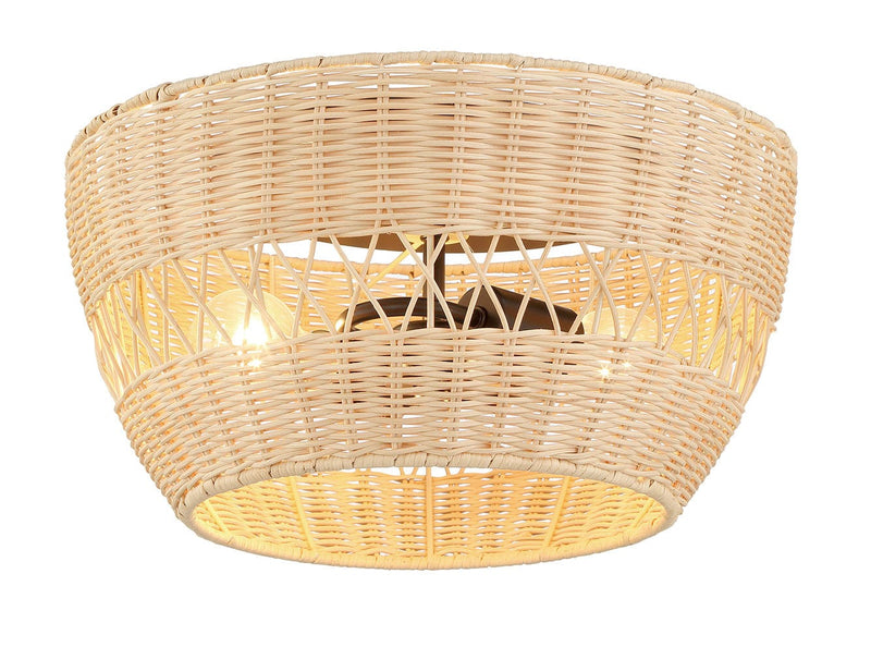 Bailey | Rattan Ceiling Mounted