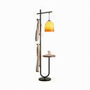 Qesthera | Integrated Shelf Floor Lamp