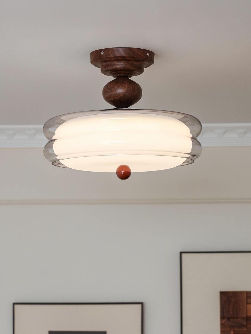 Seltharin Une I Semi Flush Mounted Light - Detail View #2 | HomeCartel