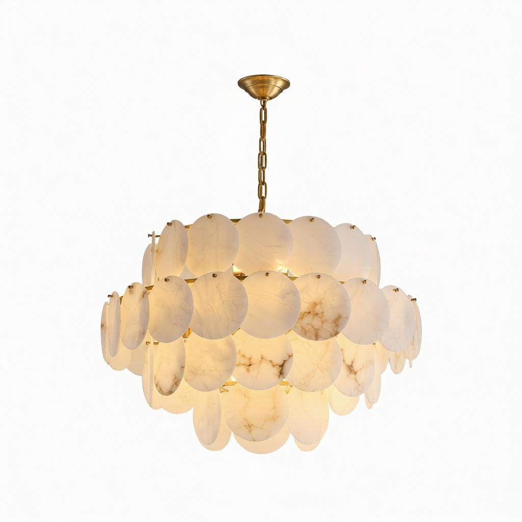 Elnoren B | Alabaster Chandelier - Detail View #4 | HomeCartel