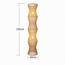 Zelunith B | Rattan Floor Lamp - Home Cartel ®