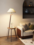 Valynra | Integrated Shelf Floor Lamp