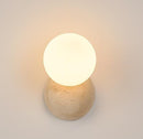 Nymeris | Travertine Wall Light