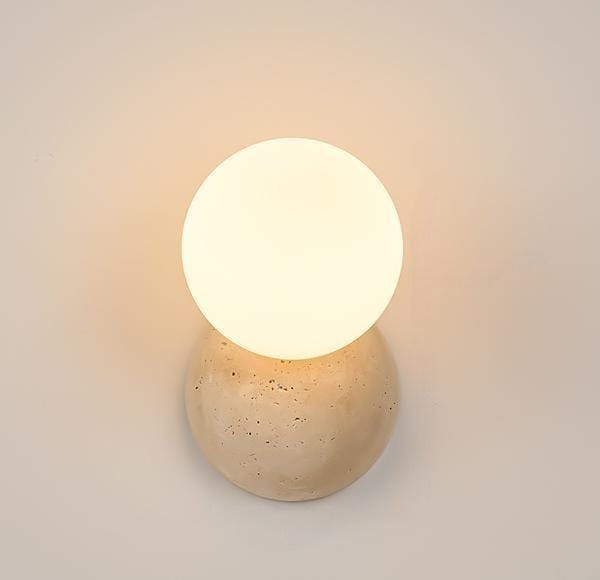 Nymeris | Travertine Wall Light