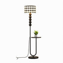 Irienna Une | Integrated Shelf Floor Lamp