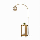 Fioretta A | Integrated Shelf Floor Lamp
