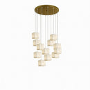 Dorvalyn A | Alabaster Cluster Chandelier