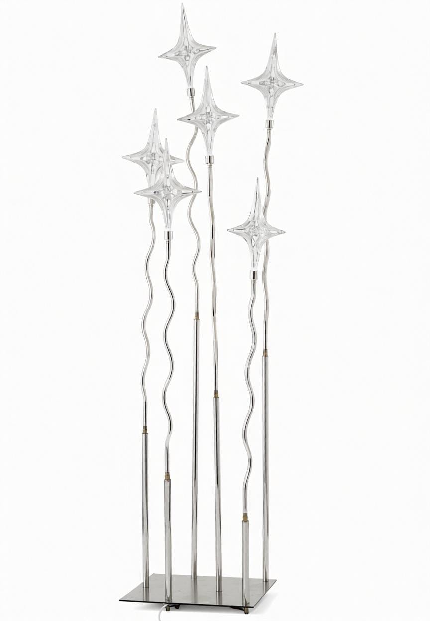 Olyndria I Crystal Floor Lamp