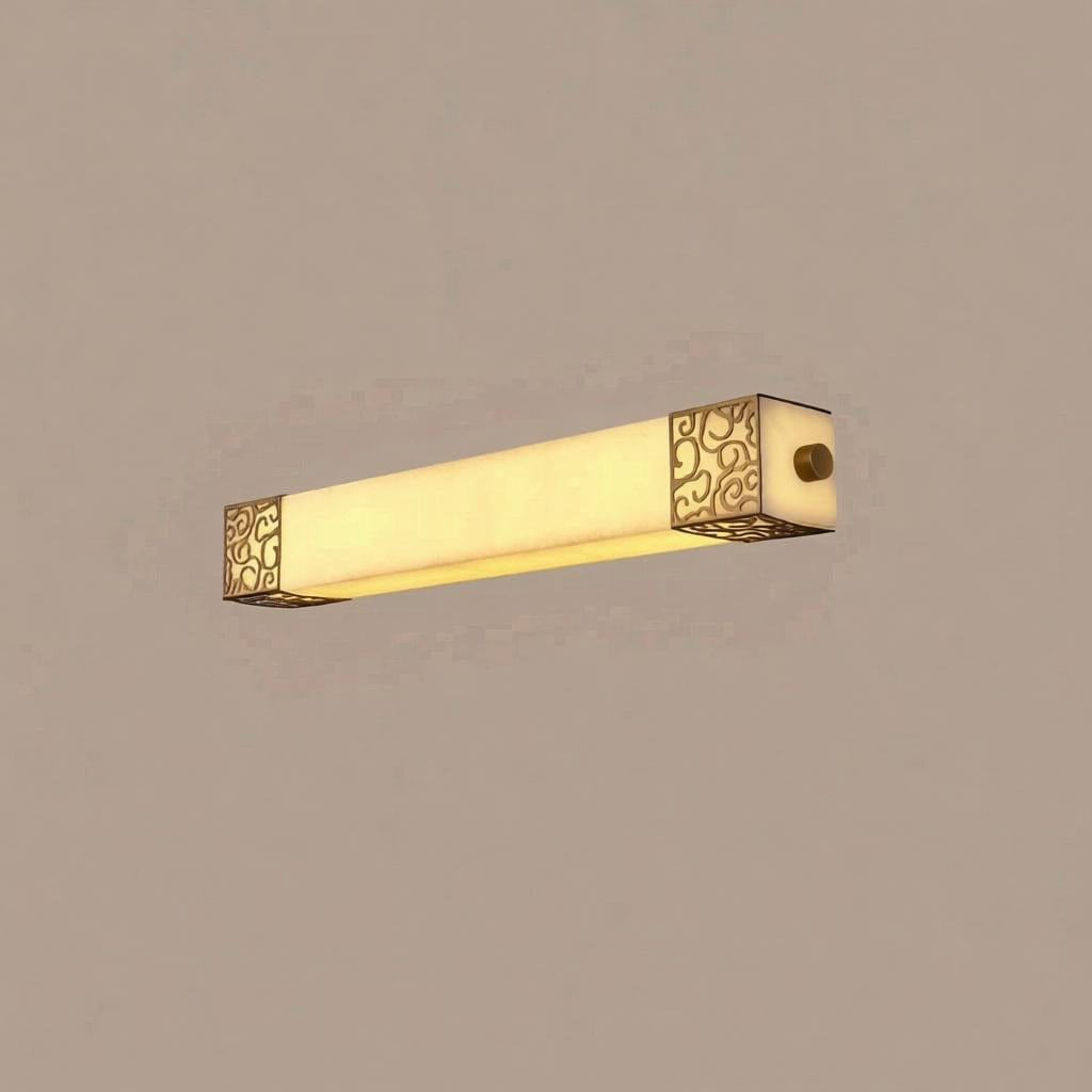 Celara B | Marble Bathroom Light - Detail View #2 | HomeCartel