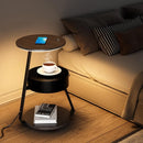 Glynoria | Integrated Shelf Floor Lamp