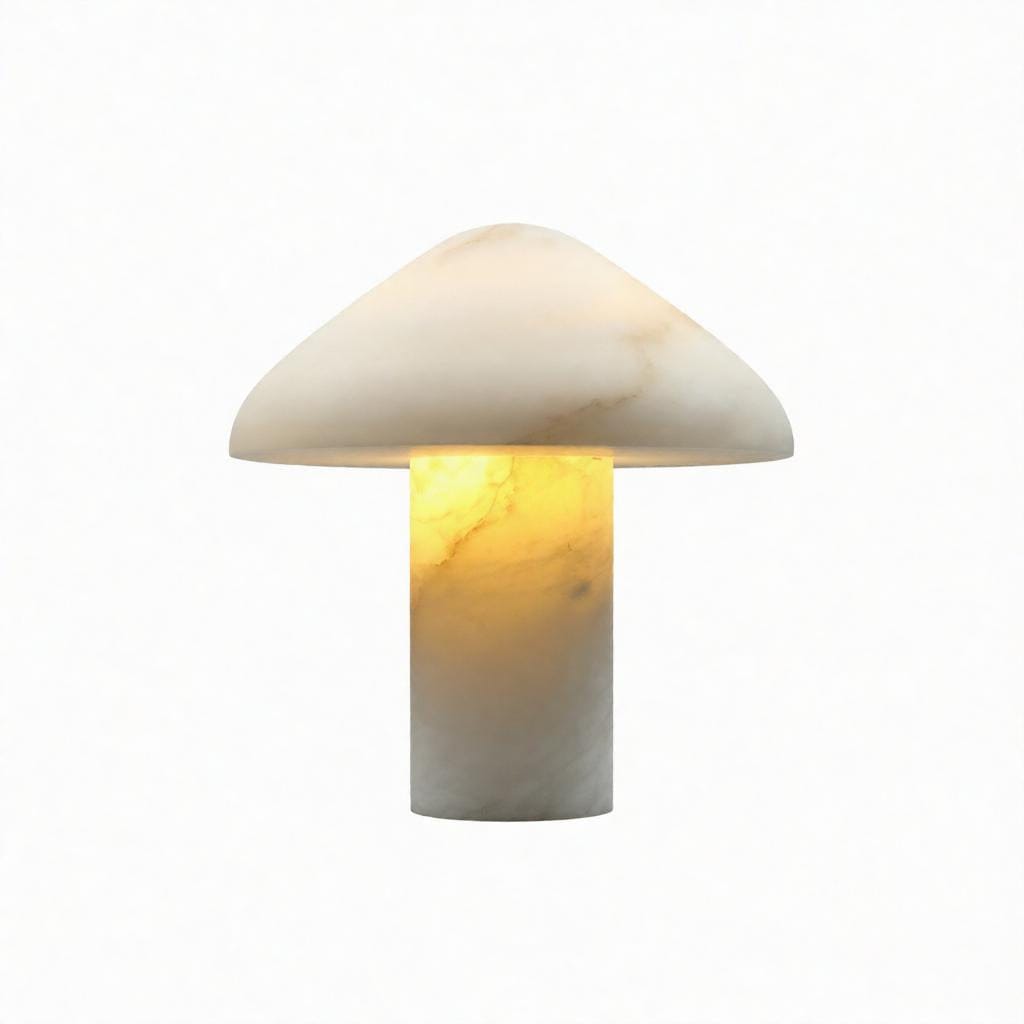 Halmyrirae | Alabaster Table Lamp - Detail View #3 | HomeCartel