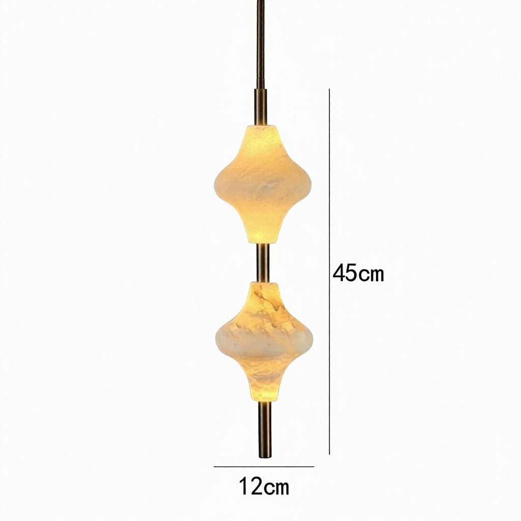 Sylriaessa | Alabaster Chandelier - Detail View #7 | HomeCartel