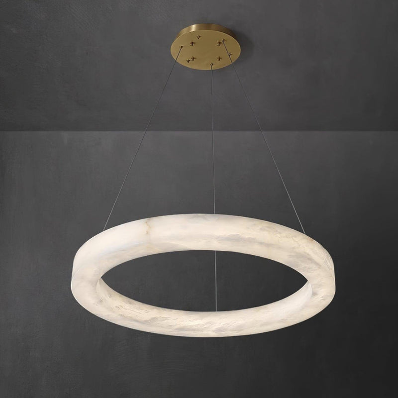 Olvenra Une | Alabaster Chandelier