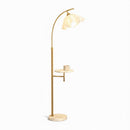 Unelira | Integrated Shelf Floor Lamp