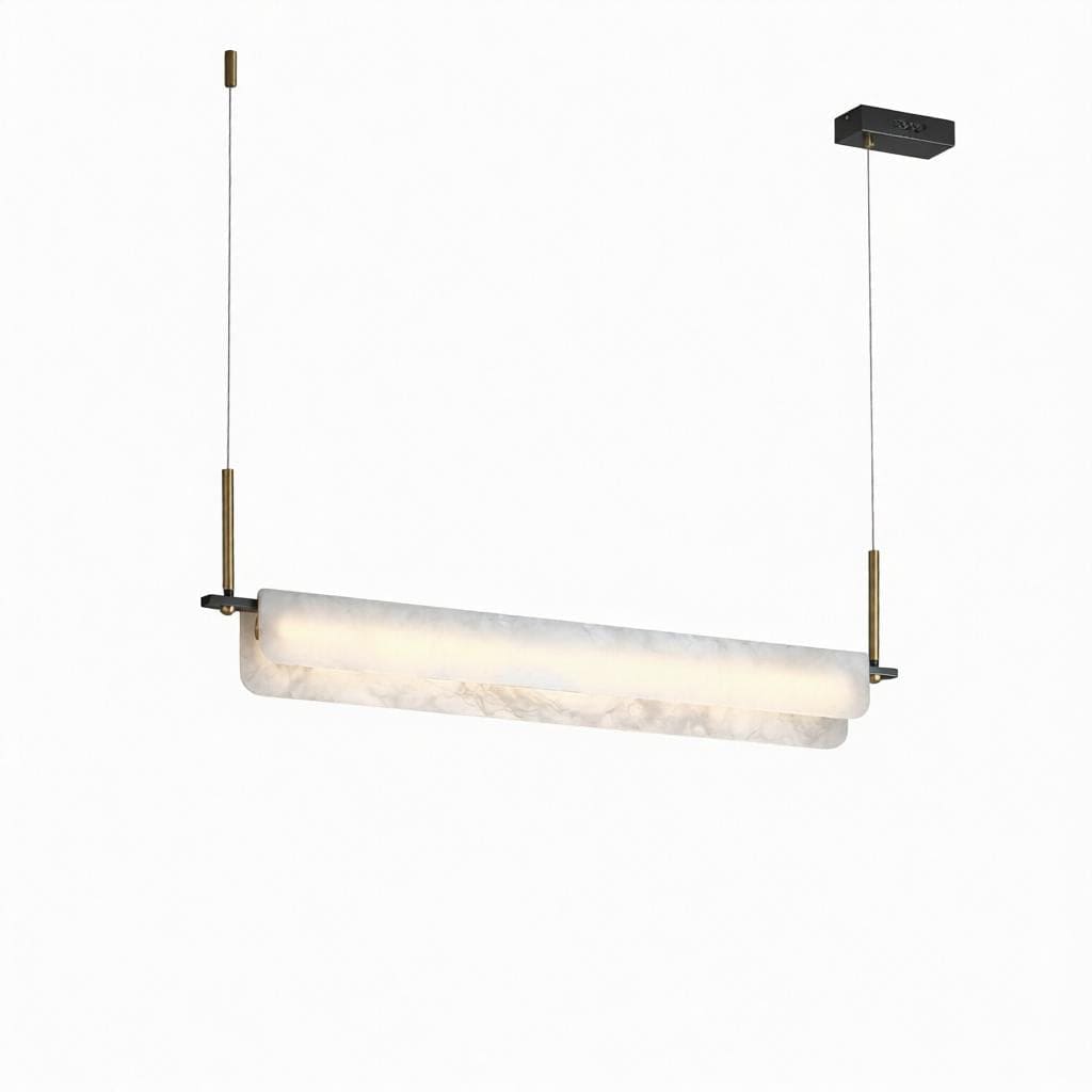 Dornorira B | Alabaster Linear Chandelier - Detail View #4 | HomeCartel