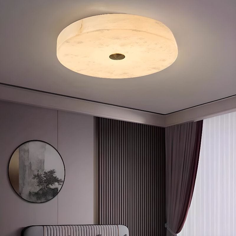 Bronnel Trois | Alabaster Ceiling Mounted Light - Home Cartel ®