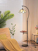 Faylira | Integrated Shelf Floor Lamp
