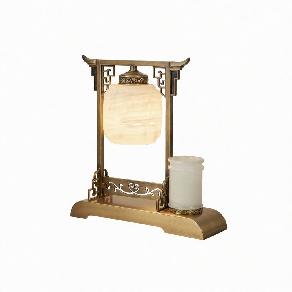 Valrinrix | Alabaster Table Lamp - Home Cartel ®