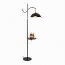 Brezelle B | Integrated Shelf Floor Lamp