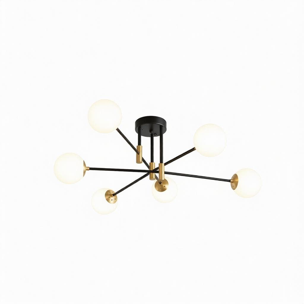 Elithrae 6 | Semi Flush Mounted Light - Detail View #10 | HomeCartel