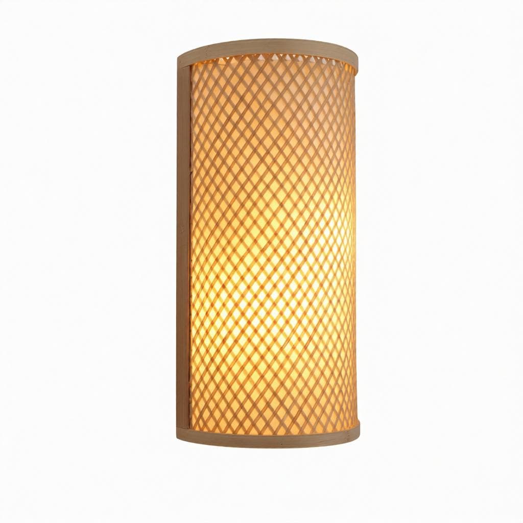 Nuvana | Rattan Wall Light - Detail View #7 | HomeCartel