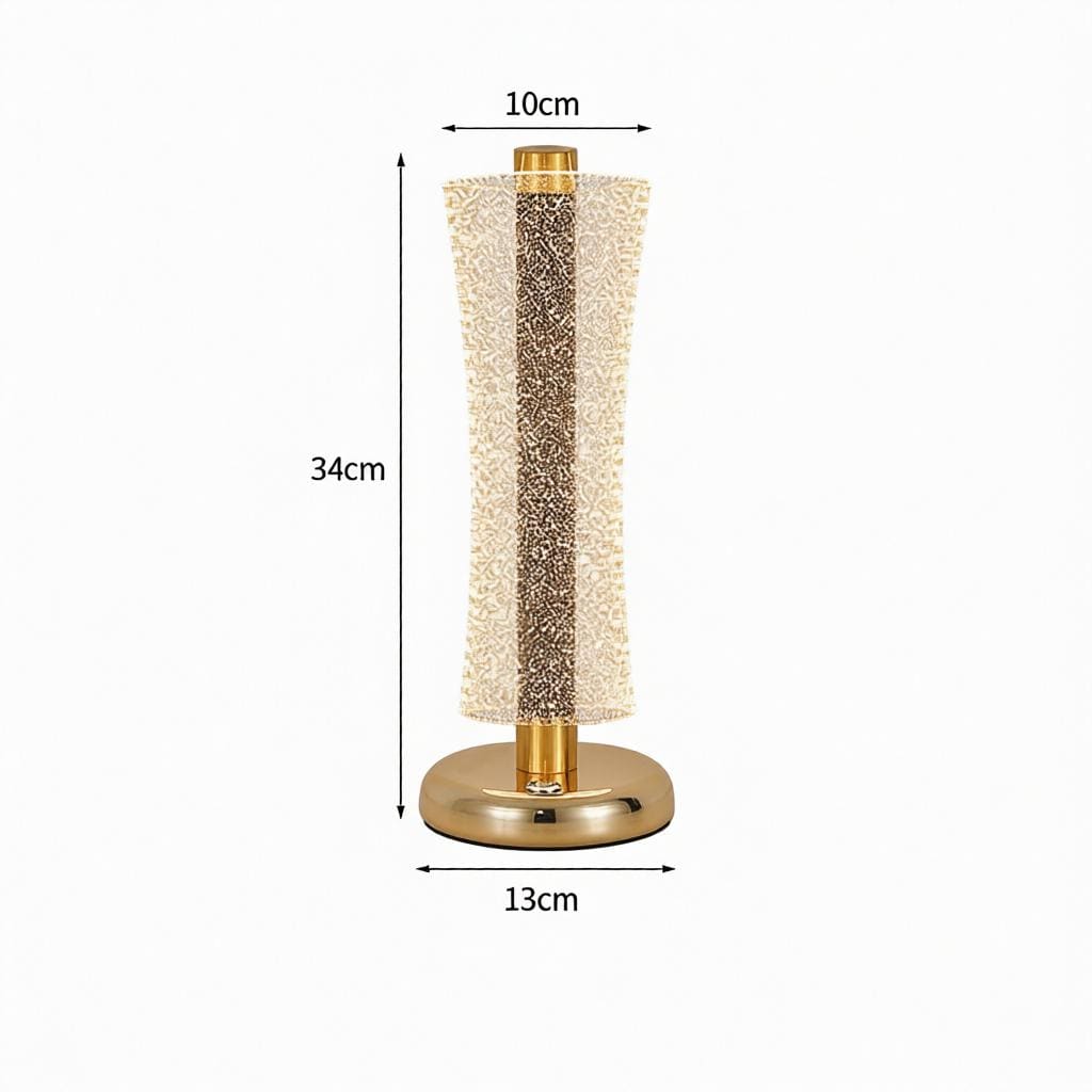 Durnelis Deux I Crystal Table Lamp - Detail View #7 | HomeCartel