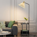 Jorevia | Integrated Shelf Floor Lamp