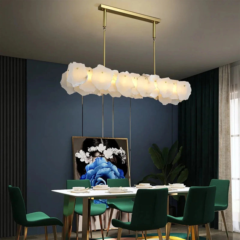 Xenavor B | Alabaster Linear Chandelier