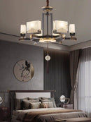 Torzora Une | Alabaster Chandelier