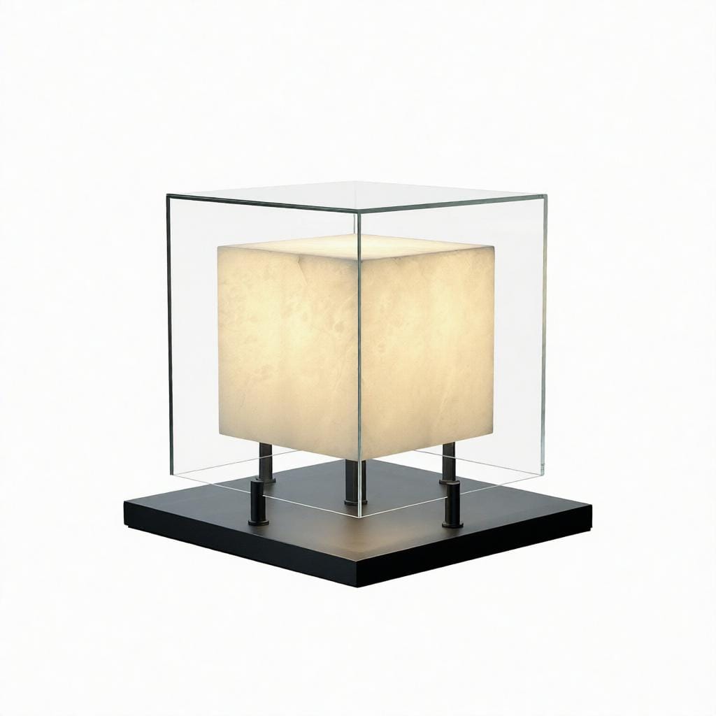 Lorvynira | Alabaster Table Lamp - Detail View #4 | HomeCartel