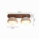 Miravel | Travertine Bathroom Light