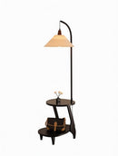 Galenyra | Integrated Shelf Floor Lamp