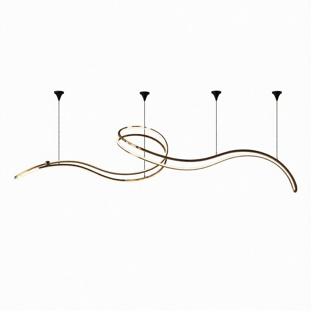 Wendle | Linear Chandelier - Detail View #2 | HomeCartel