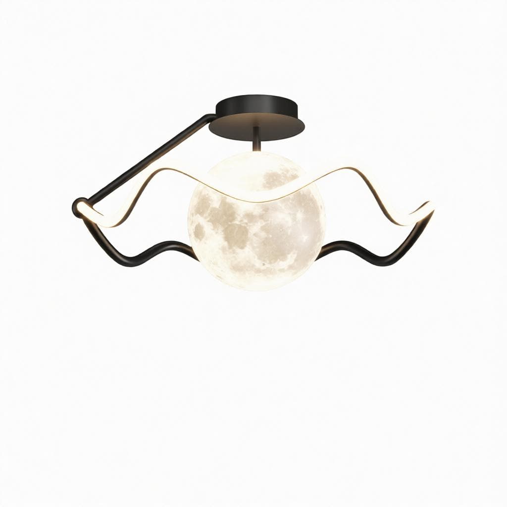 Velthari | Semi Flush Mounted Light - Detail View #5 | HomeCartel
