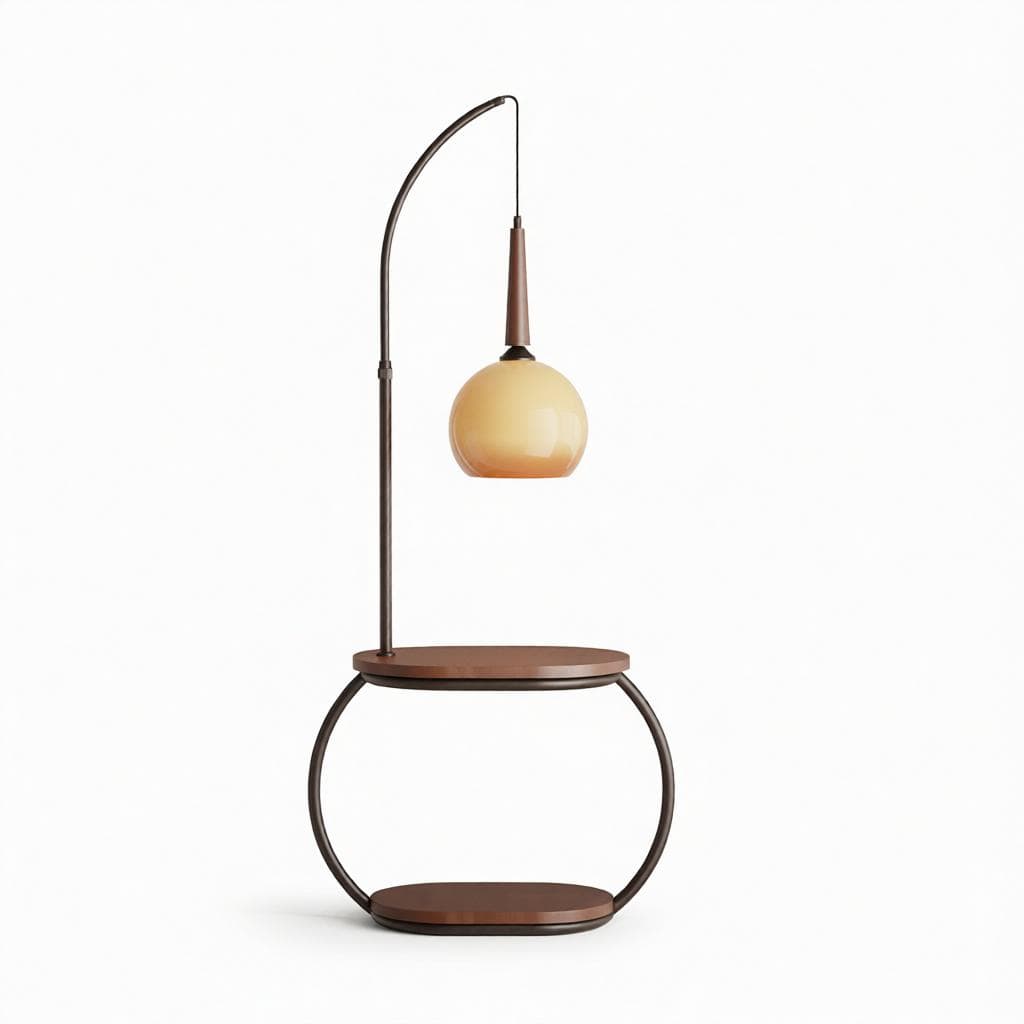 Palthra | Integrated Shelf Floor Lamp - Detail View #4 | HomeCartel