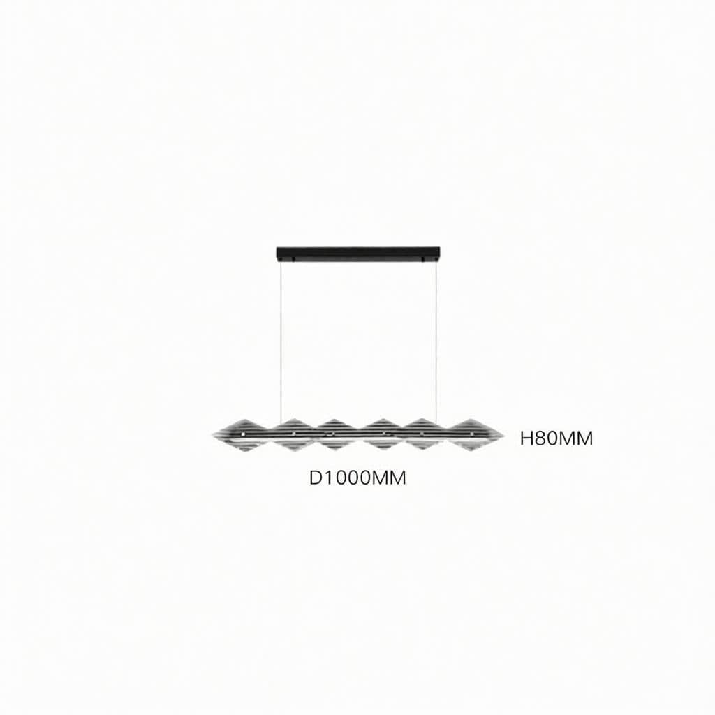Albiar Deux | Linear Chandelier - Detail View #2 | HomeCartel