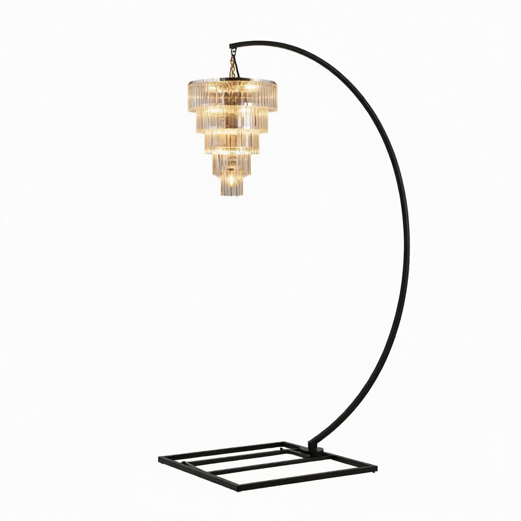 Elsith B I Crystal Floor Lamp - Detail View #5 | HomeCartel