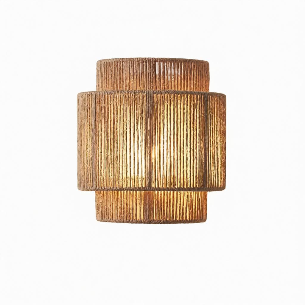 Naelthas | Rattan Wall Light - Detail View #3 | HomeCartel