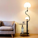 Sirella | Integrated Shelf Floor Lamp