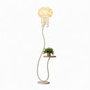Giselin | Integrated Shelf Floor Lamp