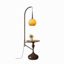 Asthira | Integrated Shelf Floor Lamp