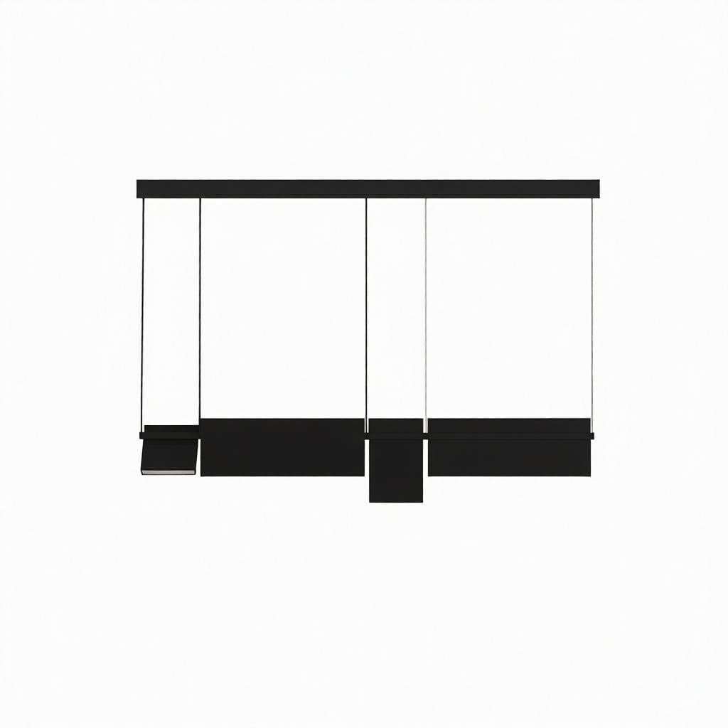 Lusane | Linear Chandelier - Detail View #2 | HomeCartel