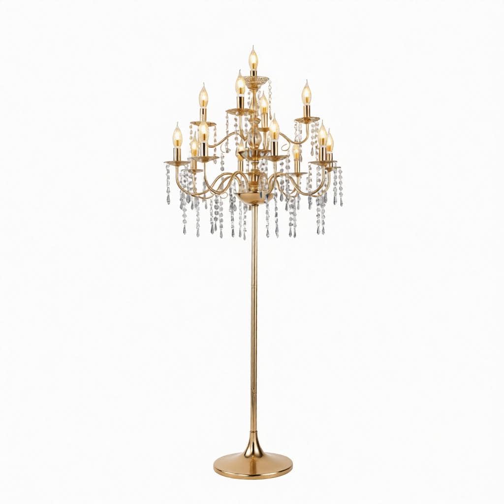 Elwynora A I Crystal Floor Lamp - Detail View #7 | HomeCartel
