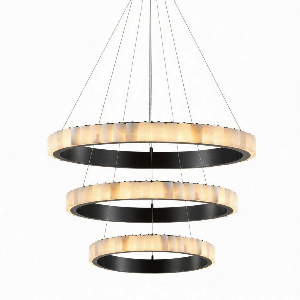 Lorvethith 3 | Alabaster Chandelier - Detail View #3 | HomeCartel