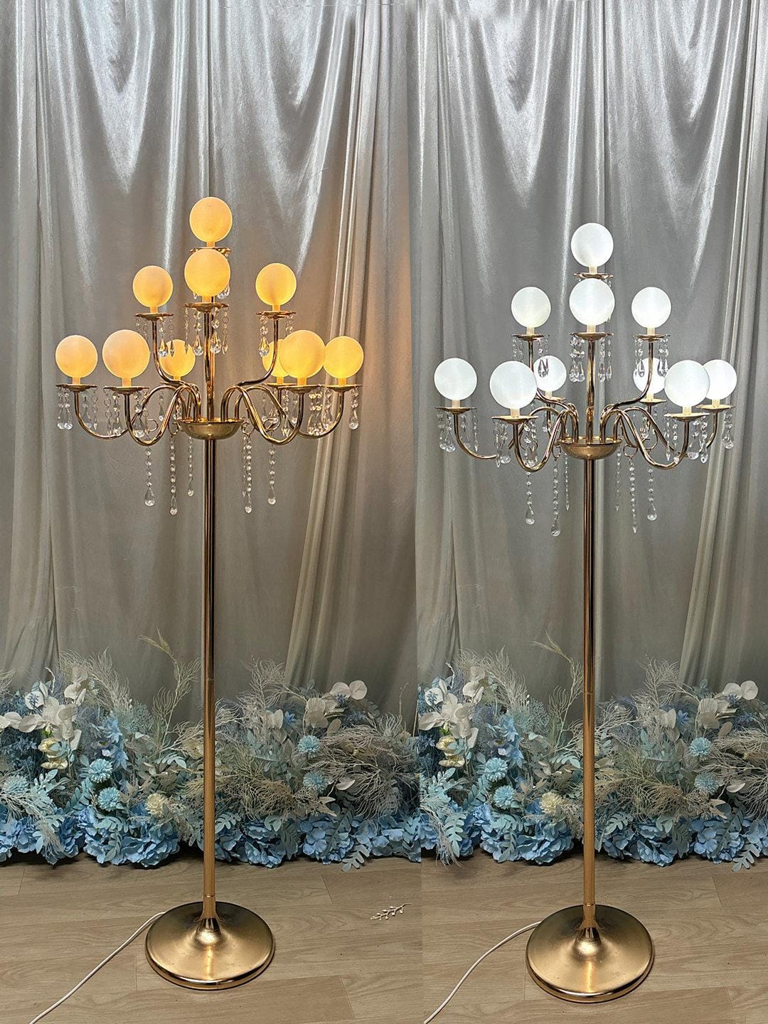 Rinvelis I Crystal Floor Lamp - Detail View #2 | HomeCartel