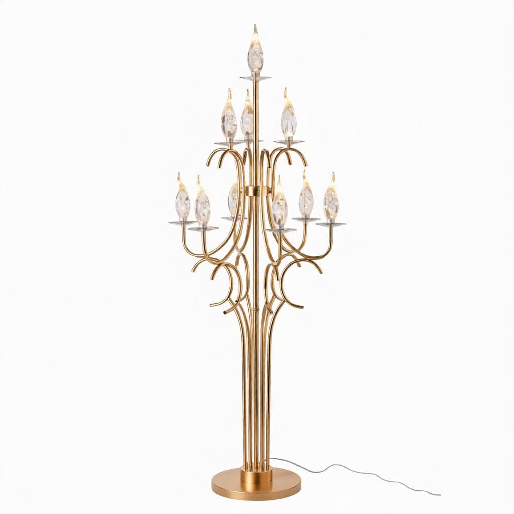 Laelindris I Crystal Floor Lamp - Detail View #2 | HomeCartel